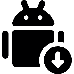Android Download Icon from Ultimate Bold Set