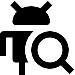 Android Search Icon from Nova Solid Set