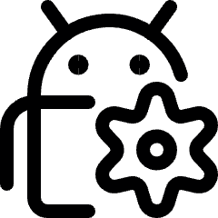 Android Settings Icon from Ultimate Regular Set