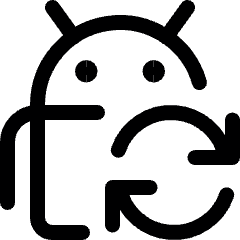 Android Sync Icon from Ultimate Regular Set