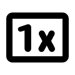 1x Mobiledata Badge Icon from Rounded Line - Material Pro Set