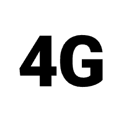 4g Mobiledata Icon from Sharp Line - Material Pro Set