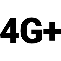 4g Plus Mobiledata Icon from Sharp Line - Material Pro Set