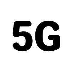 5g Icon from Rounded Line - Material Pro Set