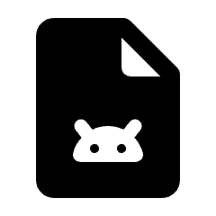 Apk Document Fill Icon from Rounded Fill - Material Pro Set