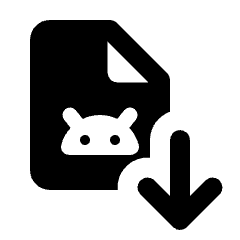 Apk Install Fill Icon from Rounded Fill - Material Pro Set