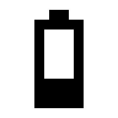 Battery 2 Bar Fill Icon from Sharp Fill - Streamline Material Set