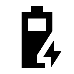 Battery Charging 80 Fill Icon from Sharp Fill - Streamline Material Set