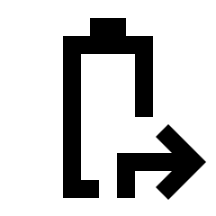 Battery Share Icon from Sharp Line - Material Pro Set