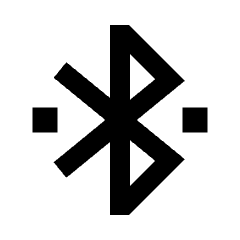 Bluetooth Connected Fill Icon from Sharp Fill - Streamline Material Set
