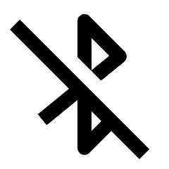 Bluetooth Disabled Icon from Outlined Line - Streamline Material Set