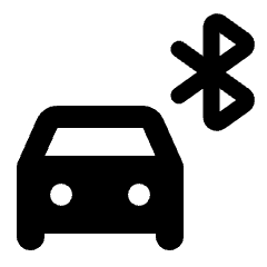 Bluetooth Drive Fill Icon from Rounded Fill - Material Pro Set