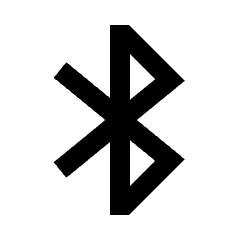 Bluetooth Fill Icon from Sharp Fill - Streamline Material Set