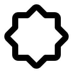 Brightness Empty Icon from Rounded Line - Streamline Material Set