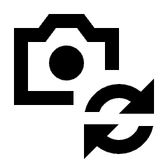 Camera Sync Icon from Sharp Line - Material Pro Set