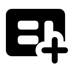 Contextual Token Add Fill Icon from Rounded Fill - Material Pro Set