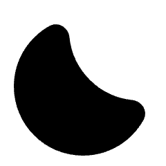 Dark Mode Fill Icon from Rounded Fill - Streamline Material Set