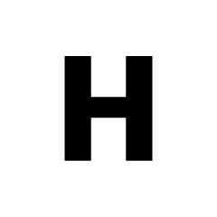 H Mobiledata Fill Icon from Sharp Fill - Streamline Material Set