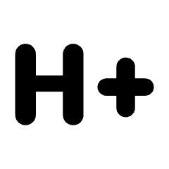 H Plus Mobiledata Icon from Rounded Line - Streamline Material Set