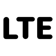 Lte Mobiledata Icon from Rounded Line - Streamline Material Set