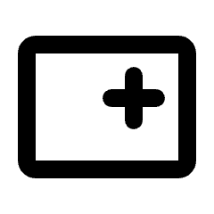 Magnify Fullscreen Icon from Rounded Line - Material Pro Set