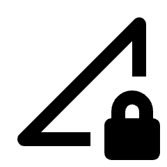 Network Locked Icon from Outlined Line - Streamline Material Set