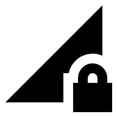 Network Locked Fill Icon from Sharp Fill - Streamline Material Set