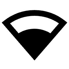 Network Wifi 3 Bar Icon from Sharp Line - Streamline Material Set