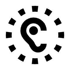Noise Aware Icon from Outlined Line - Streamline Material Set