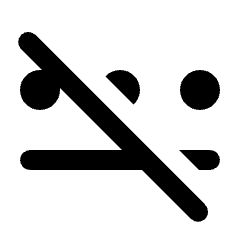 Password 2 Off Fill Icon from Rounded Fill - Streamline Material Set