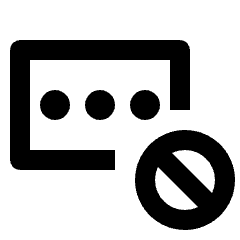 Password Input Block Icon from Outlined Line - Streamline Material Set