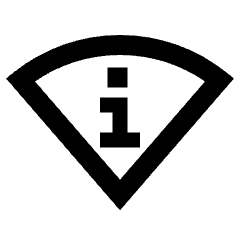 Perm Scan Wifi Icon from Sharp Line - Streamline Material Set