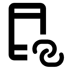 Rounded line icon of a phone beside a hotspot symbol. Used for tethering, Wi-Fi sharing, and network settings.