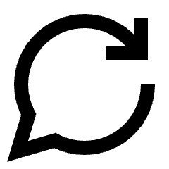 Quick Phrases Alt Fill Icon from Sharp Fill - Streamline Material Set