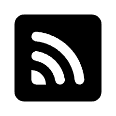 Rss Feed Square Fill Icon from Rounded Fill - Streamline Material Set