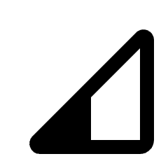 Signal Cellular 2 Bar Icon from Rounded Line - Material Pro Set