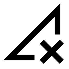 Signal Cellular Nodata Icon from Sharp Line - Streamline Material Set