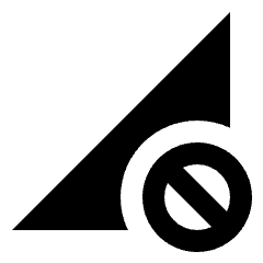 Signal Cellular Null Fill Icon from Sharp Fill - Streamline Material Set