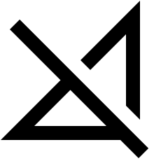 Signal Cellular Off Icon from Sharp Line - Streamline Material Set