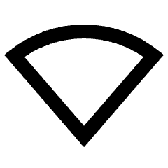 Signal Wifi 0 Bar Icon from Sharp Line - Streamline Material Set