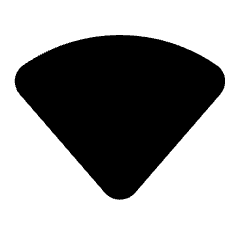 Signal Wifi 4 Bar Fill Icon from Rounded Fill - Streamline Material Set