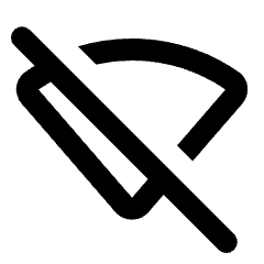 Signal Wifi Off Icon from Rounded Line - Streamline Material Set