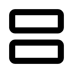 Splitscreen Icon from Rounded Line - Streamline Material Set