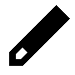 Stylus Fill Icon from Sharp Fill - Material Pro Set