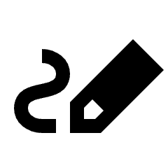 Stylus Note Fill Icon from Sharp Fill - Streamline Material Set