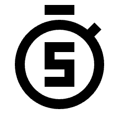 Timer 5 Icon from Sharp Line - Streamline Material Set