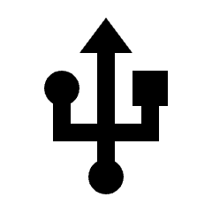 Usb Icon from Sharp Line - Material Pro Set