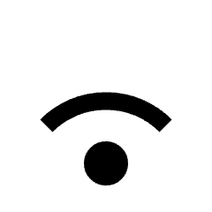 Wifi 2 Bar Icon from Sharp Line - Streamline Material Set