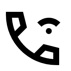 Wifi Calling Bar 2 Icon from Sharp Line - Material Pro Set