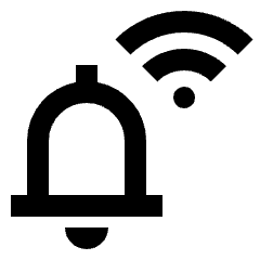 Wifi Notification Icon from Sharp Line - Streamline Material Set